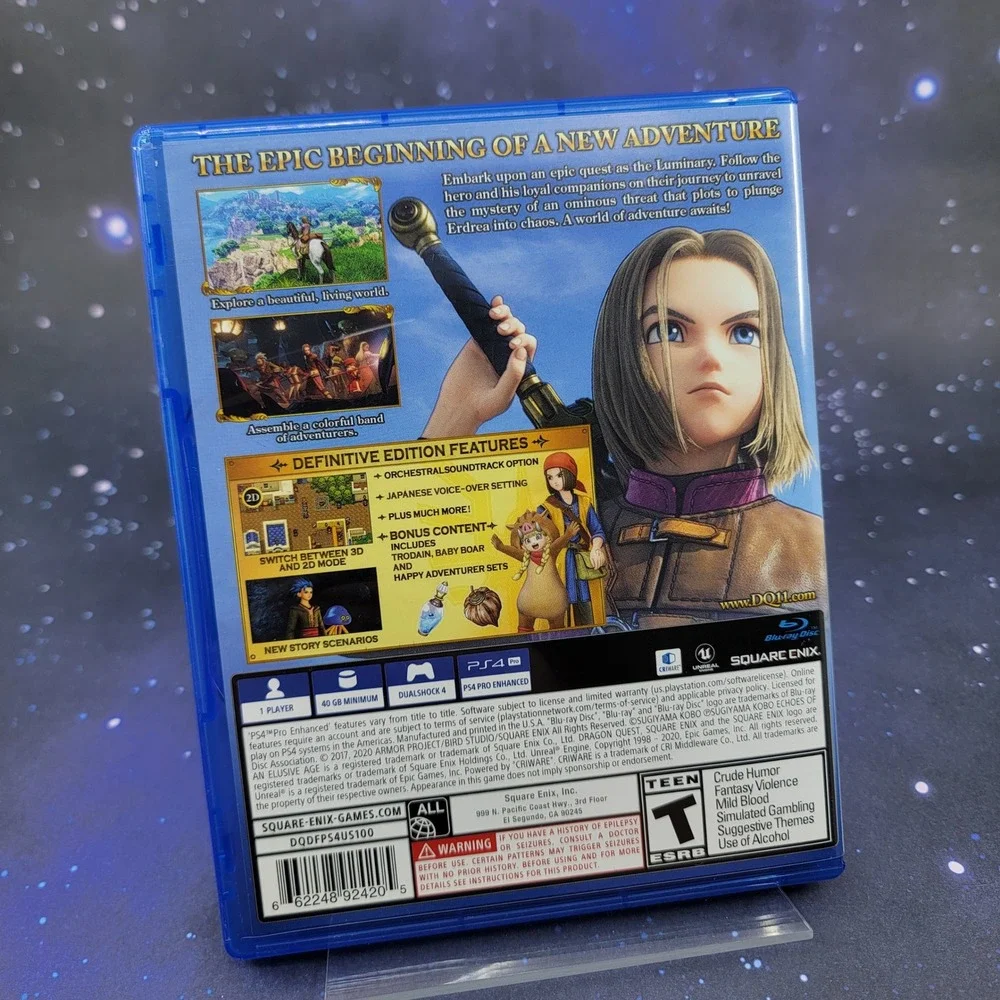 Dragon Quest XI S Echoes of an Elusive Age Definitive Edition Playstation 4 H